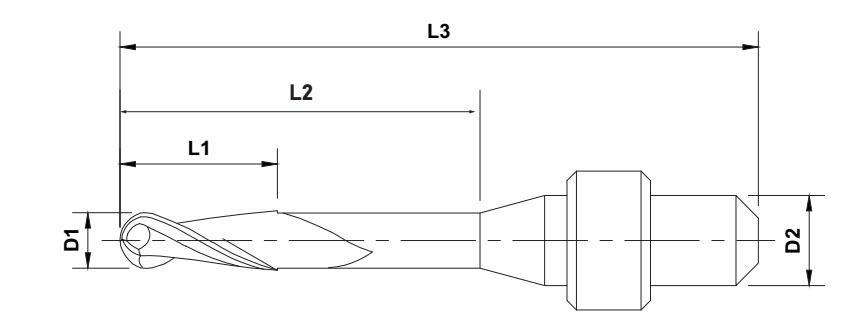  Milling Bur for  PMMA TriLor PEEK 